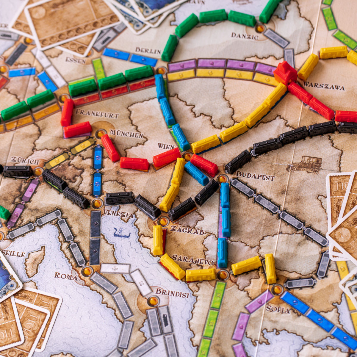 Playing Ticket to Ride A Journey Through a Houston Boardgames Classic