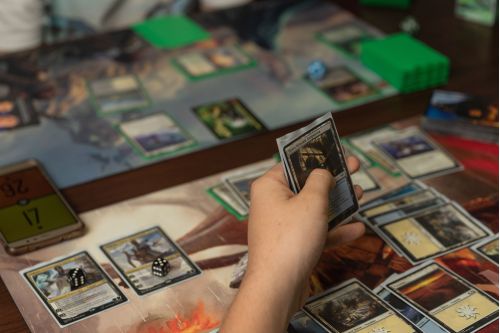 Texas Tabletop Games Players Playing Magic the Gathering
