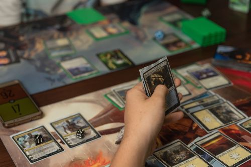 Texas Tabletop Games Players Playing Magic the Gathering